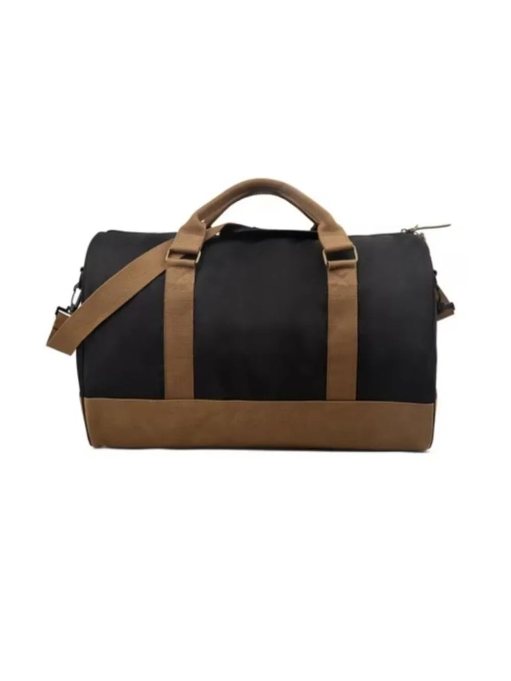 Sun + Stone Mens Canvas Gym Convertible Duffle Bag Black Size OS NWT